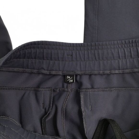 Public Rec All Day Every Day Pant 34/28 Grey Nylon Stretch Elastic Waist - Picture 5 of 10